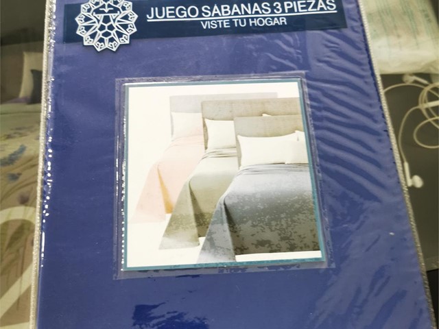 JUEGO DE SABANAS 3 PIEZAS VISTE TU HOGAR 90