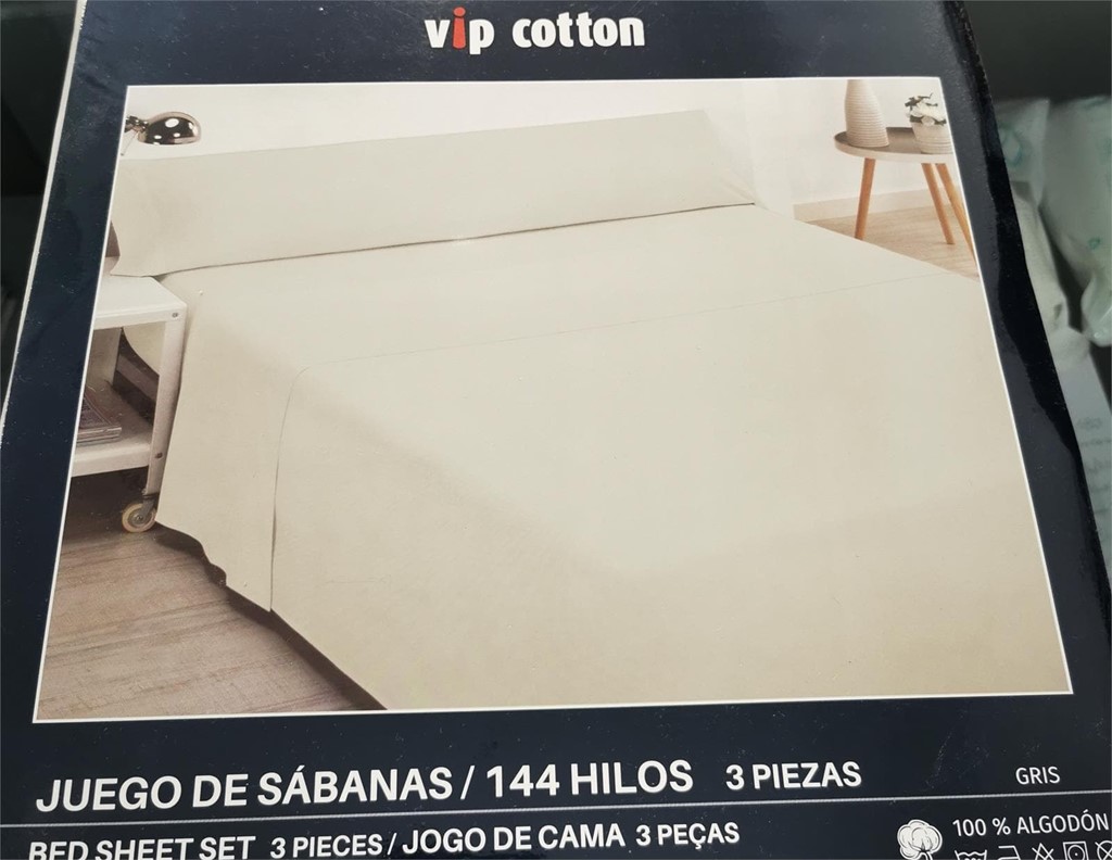 Foto 3 JUEGO DE SABANAS VIP COTTON KARAMELO 150